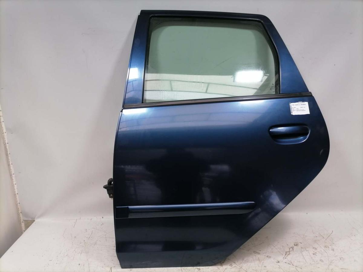 Mitsubishi Colt Z30 original T&uuml;r hinten links T43 Blau Rohbau Bj.2005
